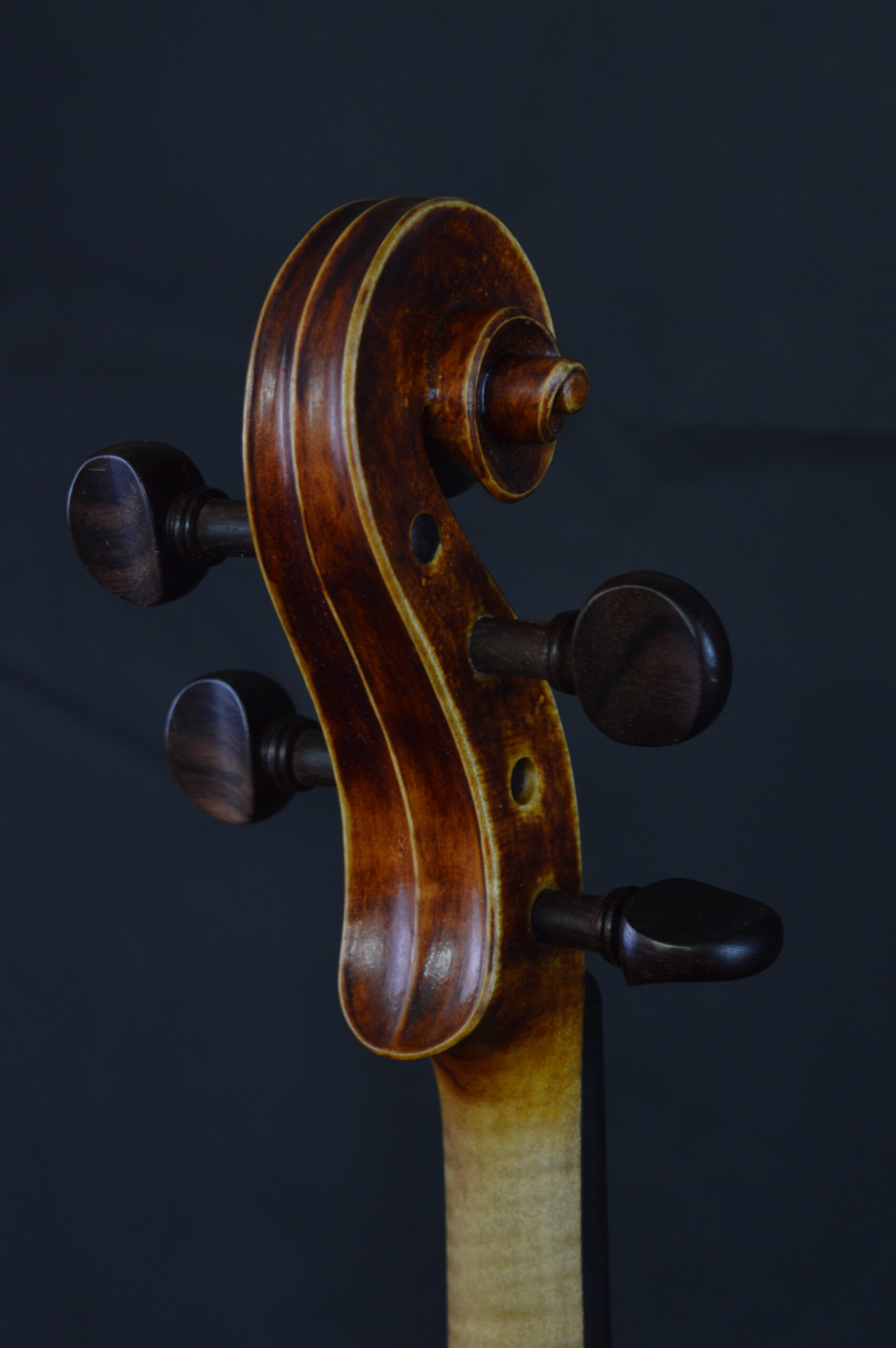 Viola, Personal Model 39.5cm - scroll, side view